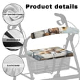 thumbnail image 5 of HELLHERO Sunflower Calf Easy to Clean Seat & Backrest Cover Set Walker Seat Covers Quick Installation Indoor Outdoor Secure Fit for Outdoors, 5 of 7