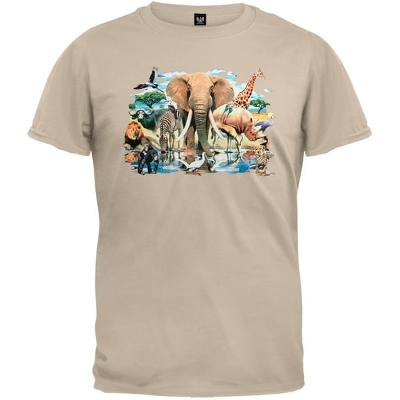 3DT - African Oasis Sand T-Shirt - 2X-Large