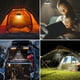 thumbnail image 5 of BRILLAR Luz LED portátil recargable para acampar con banco de energía, luz impermeable para tienda de campaña para exteriores y senderismo, 5 of 5