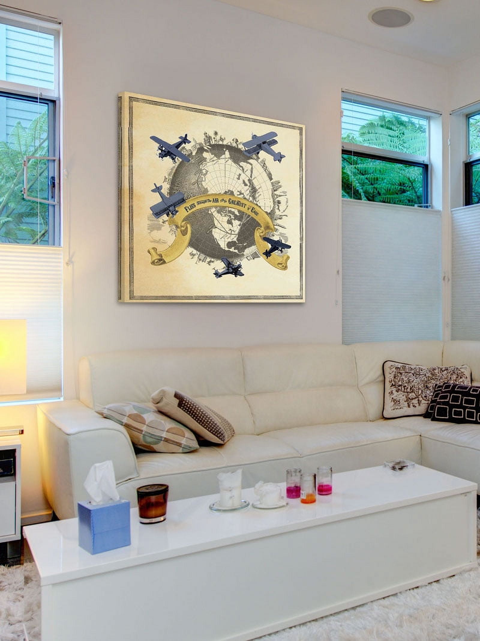 Marmont Hill "Flies Through the Air" Painting Print on Canvas