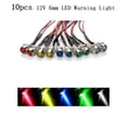 thumbnail image 1 of 10X 12V 8mm LED Indicator Light Car Boat Dash Dashboard Panel Warn Pilot Lamp, 1 of 11