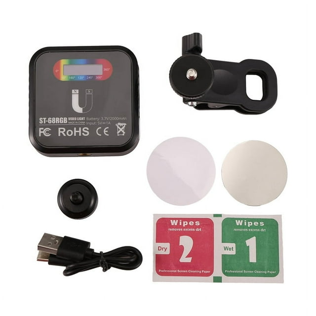 2500-9000K Color Temperature Fill Light CRI95+ Direct Lighting 68 LED Camera Beauty Light Vlog Video Lights