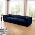 thumbnail image 3 of Blue 3-Seat Modular Sectional with Quick Assembly - Get Your Living Room Sofa Ready Fast, 3 of 5