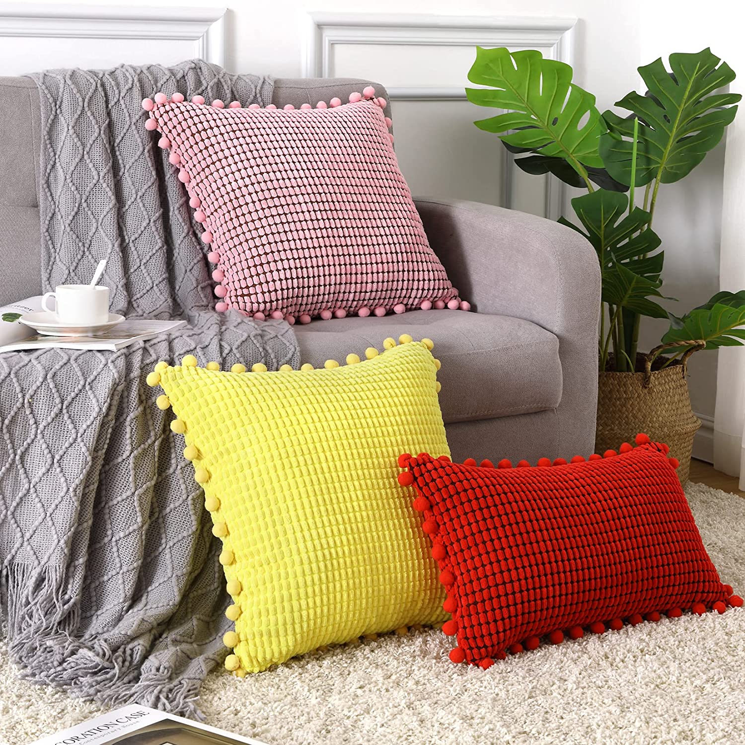 1pc Pumpkin Print Pillow Cover (without Pillow Core), Country Style  Polyester Ultra-soft Material Square Soft Comfy Decorative Cushion For  Bedroom Or Living Room Decoration