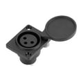 thumbnail image 1 of XLR Female Socket, 3 Pin XLR Socket,  ABS Material 20 Pcs For Household Professional Use, 1 of 8