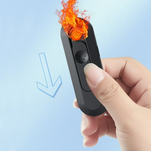 Black-Friday USB Rechargeable Plasma Lighter | Windproof Flameless Igniter | Gradient Colors | Portable Pocket Size