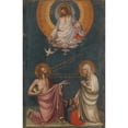 thumbnail image 2 of Lorenzo Monaco 17x24 Gold Ornate Framed and Double Matted Museum Art Print Titled - The Intercession of Christ and the Virgin (Before 1402), 2 of 4