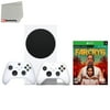 Microsoft Xbox Series S 512GB All-Digital Video Game Console with Extra Wireless Controller - Robot White - Far Cry 6 Standard Edition and Microfiber Cleaning Cloth