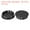 Black, variant on Uxcell 45mm 1.8" Plastic Hole Plugs, Flush Type Round Hole Cover Snap in Locking Hole Tube, White 25Pcs