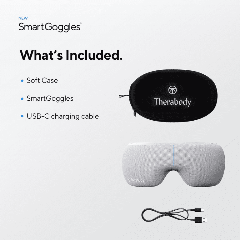 Theragun Therabody SmartGoggles Bluetooth Heated Massaging