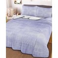 thumbnail image 2 of Quilts Twin XL Size, Lavender Purple Soft Comforter Bedding Set for Bed, Vintage Solid Color Modern Minimalist Lightweight Quilted Bedspread with Pillow Cover(2 Pieces) for All Season, 68x98 Inch, 2 of 5