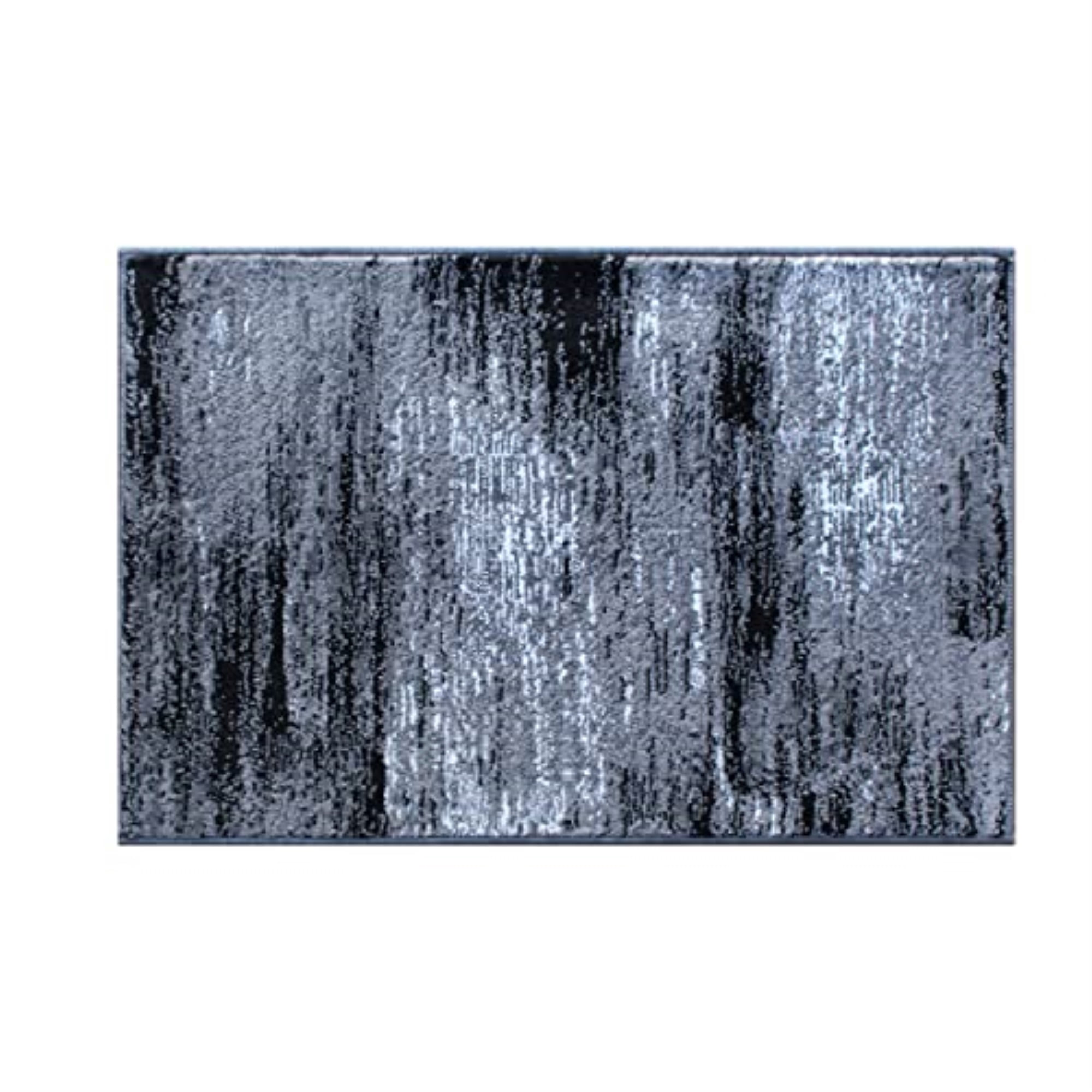 Flash Furniture Rylan Rectangular Contemporary Grey Area Rug, 2' x 3'