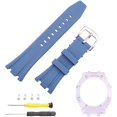thumbnail image 1 of wonima11 20mm Men's rubber watch strap compatible with Casio G-Shock GA2100 Women's Outdoor Sports waterproof silicone watch band Buckle, 1 of 1