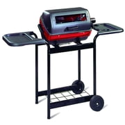Americana Electric Cart Steel Grill with Polymer Side Tables