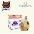 thumbnail image 5 of MMBM Gummed Tape 2.75 Inch x 450' Reinforced Kraft Fiberglass Shipping Carton Sealing, 10 Rolls, 5 of 6