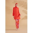 thumbnail image 3 of Lycra Orange Burkini Modest Swimwear M2317 USA, 3 of 7