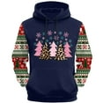 thumbnail image 6 of UVEASISHA Holiday Hoodies Men Big and Tall Christmas Sweatshirt Winter Fleece Lined Pullover Tops Color Block Long Sleeve Hooded Sweatshirts Blue S, 6 of 6
