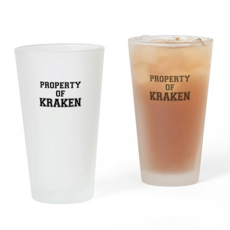 CafePress - Property Of KRAKEN - Pint Glass, Drinking Glass, 16 oz. CafePress