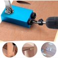 thumbnail image 4 of 15 Pack Drill Guide, 15 Oblique Drill Jig Kit Pocket Hole Jig Joiner Positioner with Adapter for 6/8/10mm Hole, 4 of 5