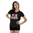 thumbnail image 3 of Breast Cancer BCA Pink Ribbon for Mom Womens Slim Fit Graphic Tee Brisco Brands S, 3 of 5