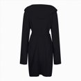 thumbnail image 5 of NOLDARES Mens Hooded Terry Cloth Robe, Big and Tall Bathrobe, Full Length Cotton & Absorbent Robe for Spa, Shower & Sleepwear(Black,XL), 5 of 5
