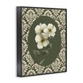 thumbnail image 3 of Stupell Industries Fancy Lace White Flowers Black Framed Giclee Art, design by Nan, 30 x 24, 3 of 8