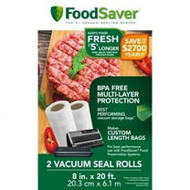 FoodSaver FSFSBF0526-P00 8 in. x 20 ft. FoodSaver Roll - 2 Pack