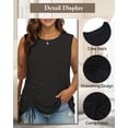 thumbnail image 3 of Oryer Plus Size Tank Tops for Women, Round Neck Sleeveless Casual Womens Blouse Trendy Tunic Summer Shirts for Women 1X-5X, 3 of 7