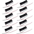 thumbnail image 1 of Nuevo 10 piezas 18650 Batería 3.6 ~ 4.2V Clip Holder Box Case Negro, 1 of 6