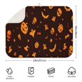 thumbnail image 2 of Halloween Spooky Icons on Dark Pattern Dish Drying Mat for Kitchen 1 Pack, Ultra Absorbent Microfiber Dishes Drainer Mats,18x24in(46x61cm), 2 of 4