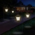 thumbnail image 1 of Muyoka Gancho colgante Linterna IP65 Impermeable Hexágono Paisaje Gancho Luz Auto ENCENDIDO / APAGADO Lámpara de gancho de pastor solar con luz cálida / blanca Lámpara de estaca solar para patio Céspe Muyoka Hogar, 1 of 7
