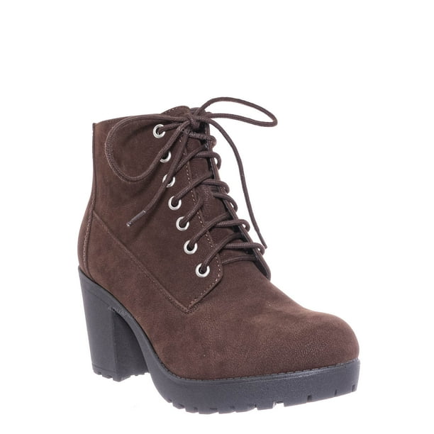 women's stark lug sole ankle booties