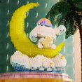 thumbnail image 3 of Sanrio-figuras de acción de Hello Kitty, juguetes de bloques de construcción ensamblados de partículas pequeñas, Melody Kuromi, rompecabezas, decoración de habitación, 3 of 4