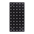 thumbnail image 1 of Estante de almacenamiento de plástico para pared con tablero sin perforaciones, estante de almacenamiento para cocina, baño, multiusos, 1 of 6