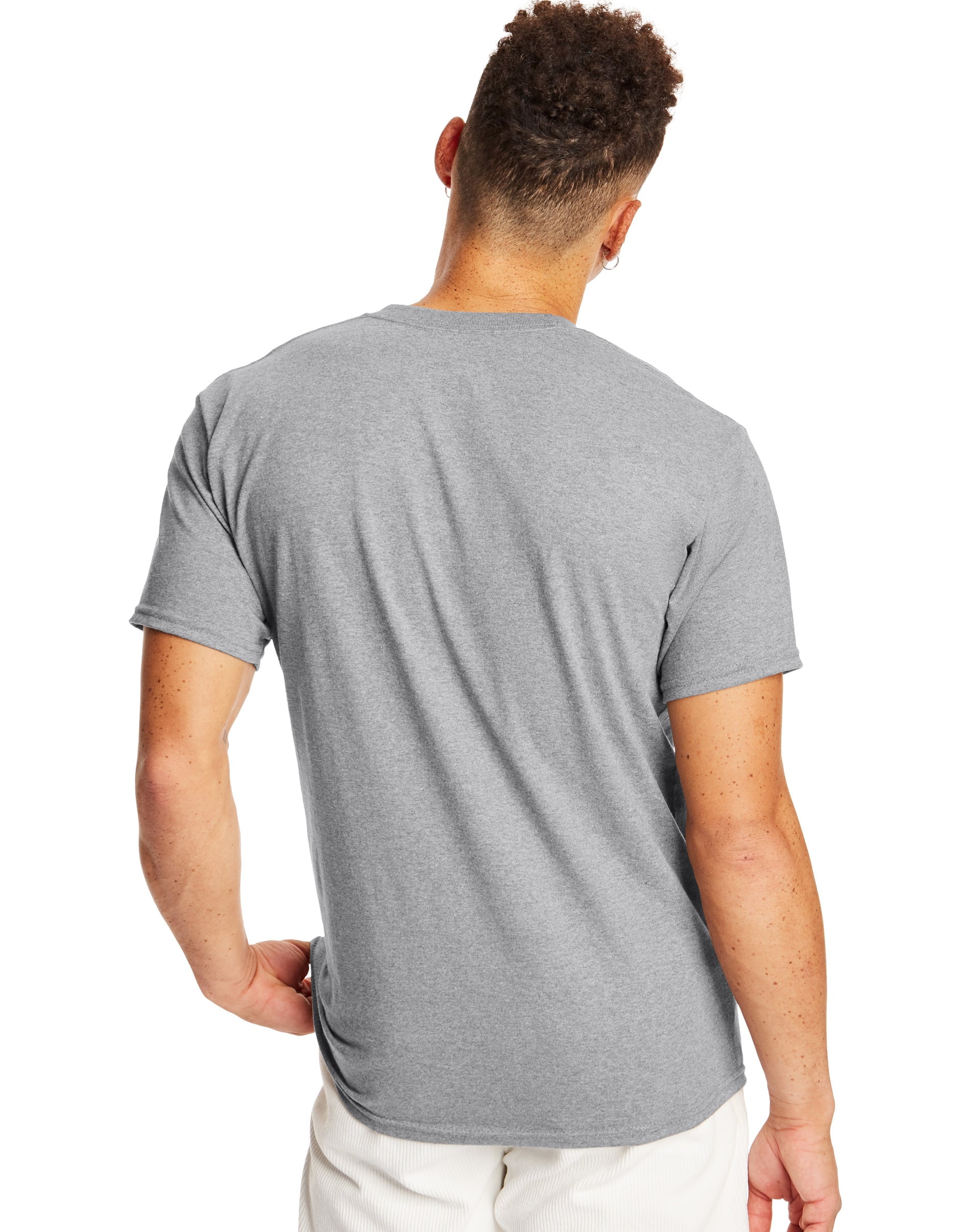 Hanes Authentic Men's Short Sleeve Crewneck T-Shirt, Big and Tall Sizes Available S-5XL