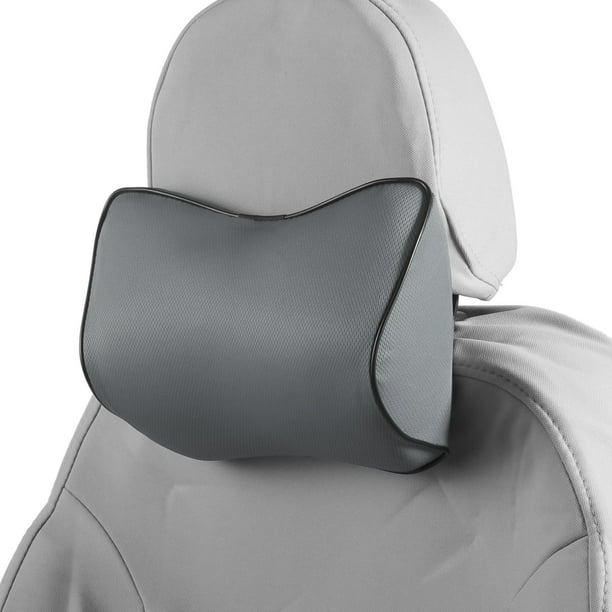 Almohada de reposacabezas de coche Unique Bargains Almohada ergonómica para el cuello y soporte para el cuello, 2 Pcs, gris