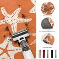 thumbnail image 5 of Area Rugs 2.7'x5', Orange Starfish Coastal Carpet Runner Indoor Outdoor Rugs Home Decor Aesthetic, Nautical Summer Ocean Abstract Art Non Slip Mats Washable Accent Rug for Living Room Bedroom, 5 of 8