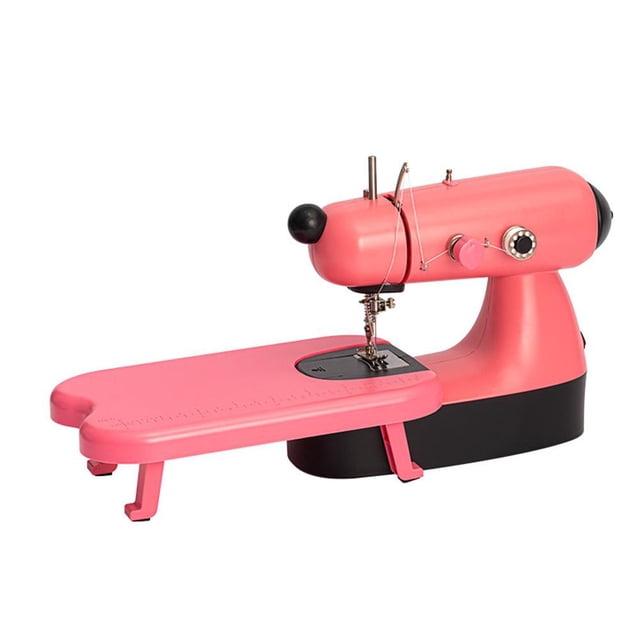 Machine à Coudre Portable Mini avec Lampe Coupe-Fil Table d'Extension pour la Maison. R5N8
