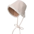 thumbnail image 2 of CoCopeaunts Bucket Hats for Women Autumn Winter Cold Proof Fashion Versatile Basin Cap with Plush Brim and Adjustable Chin Strap, 2 of 8