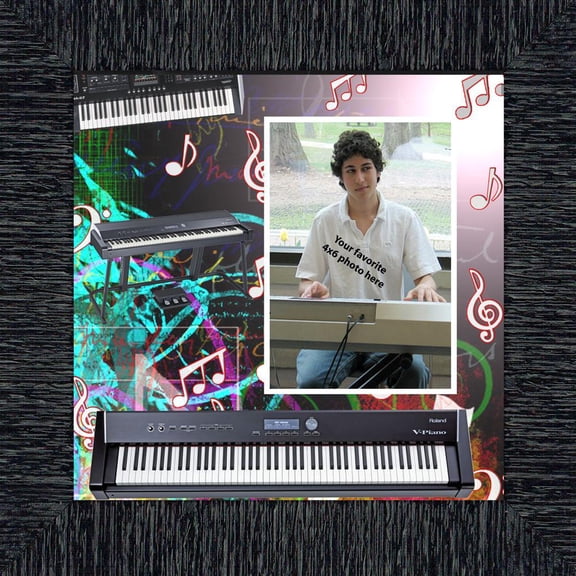 Keyboard, Concert Band Personalized Picture Frame, 10x10 3523