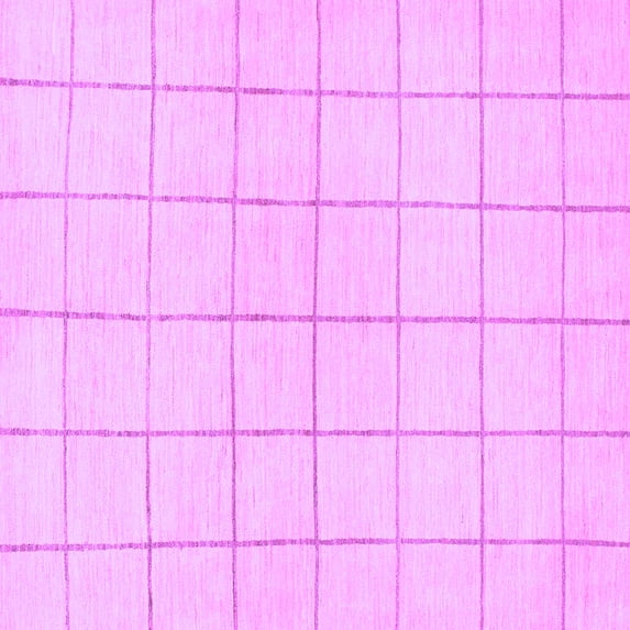 Ahgly Company Indoor Square Solid Purple Modern Area Rugs, 5' Square