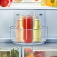 thumbnail image 6 of Sorbus Lazy Susan Open Plastic Storage Bins - Round Clear Organizer Containers for Kitchen Fridge, Pantry, Cabinet, Snacks, Fruit, Bathroom Supplies (2-Pack), 6 of 7