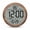 Black Walnut, variant on LEIKE 15" Digital Wall Clock Battery Operated Large Display with Date and Day of Week, Large Number with Temperature, Auto DST, Alarm, Snooze, 12/24H for Desk Office