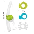 thumbnail image 4 of Baby Fishing Toy Bathing Floating Soft Rubber Water Tub Squirts Spoon-Net 8pcs, 4 of 6