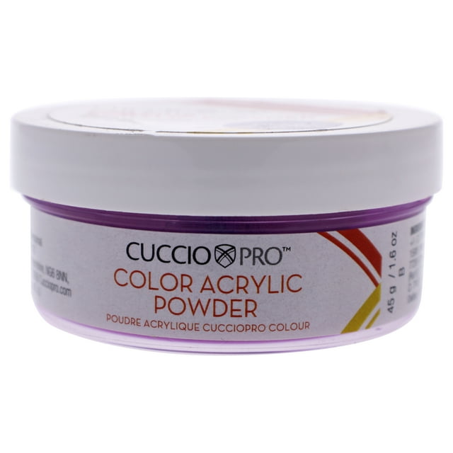 Poudre Acrylique Couleur - Raisin Néon par Cuccio Pro pour Femmes - 1.6 oz Poudre Acrylique