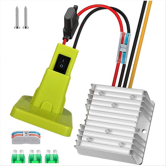 18V to 12V Step-Down Converter With Fuse\n18V to 12V Buck Converter With Fuse