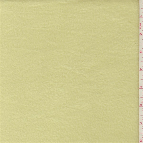 Soft Yellow Polyester Fleece, Fabric By the Yard