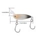 thumbnail image 2 of DestRes de pesca 37 mm 2.8g Crankbait Cebo duro artificial lento (7#), 2 of 5