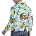 thumbnail image 6 of Cauagu Cartoon Car Racing for Men's Pullover Hooded Sweatshirt Athletic Casual Hoodie Aautumn Hoodie Sweatshirt for Men Pullover Casual Hooded Sweatshirt-3X-Large, 6 of 7