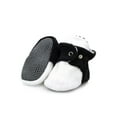 thumbnail image 3 of Anti-Slip Sole, Fleece Baby Booties, Newborn Home Booties, Sweat Proof Organic Cotton Lining, Black White, 3 of 5